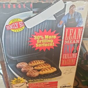 George Foreman Lean Mean Grilling Machine - Black